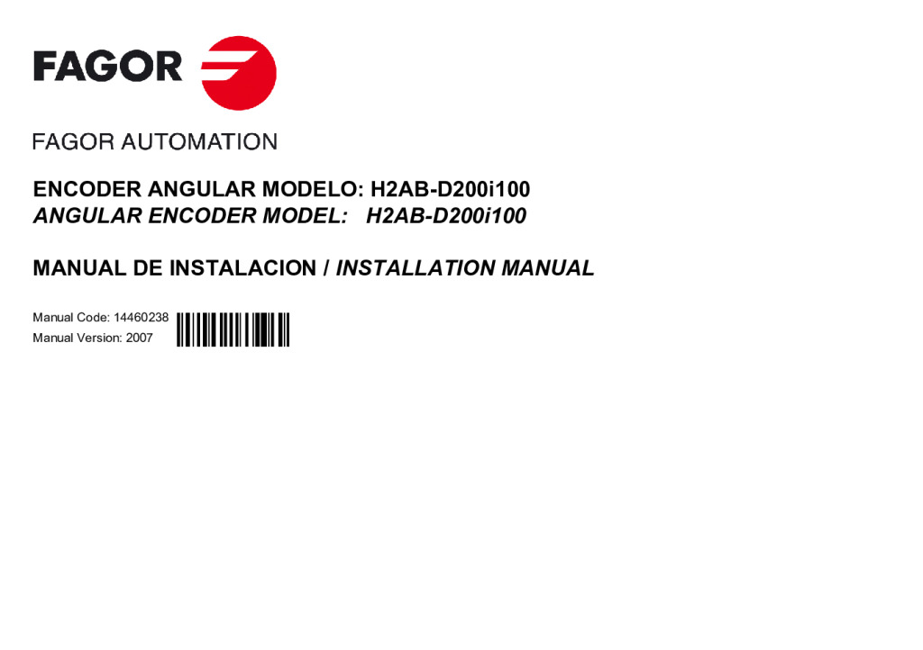 H2-D200i100 absolute angular encoder –  BiSS C protocol
