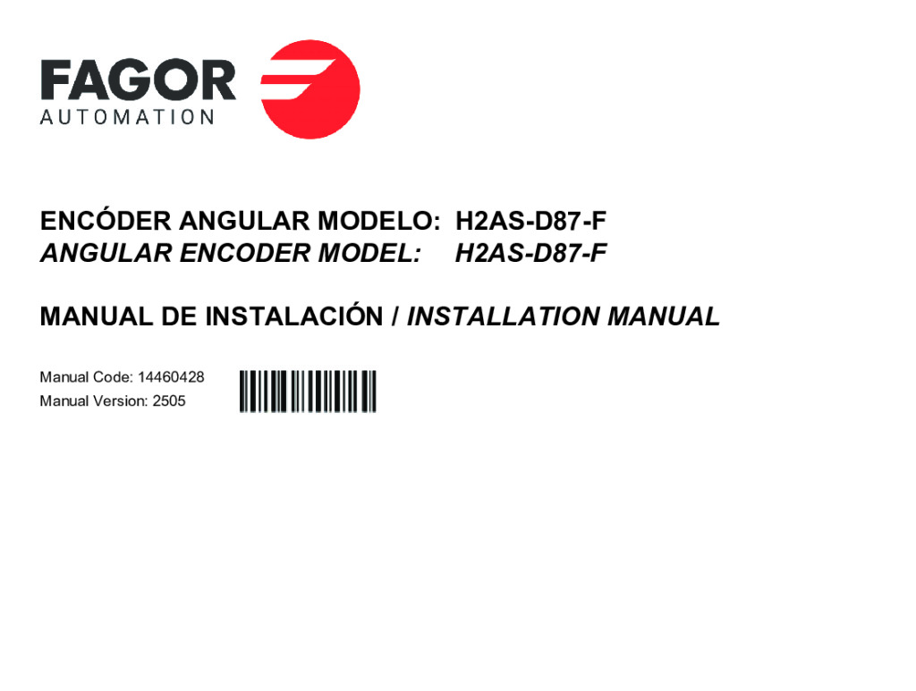 H2-D87-F absolute angular encoder –  SSI (Siemens) protocol