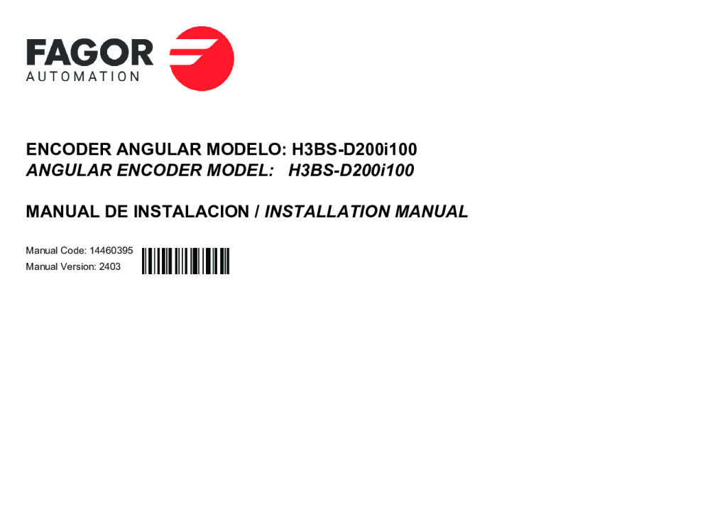 H3-D200i100 absolute angular encoder – SSI (Siemens) protocol