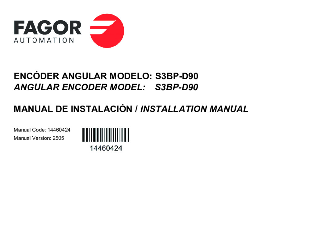 S3-D90 absolute angular encoder – Panasonic protocol