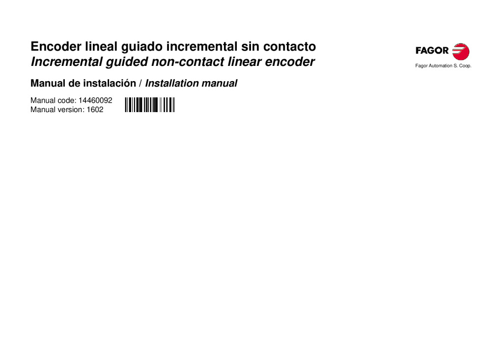 Non-contact incremental open linear encoder-Guided strip
