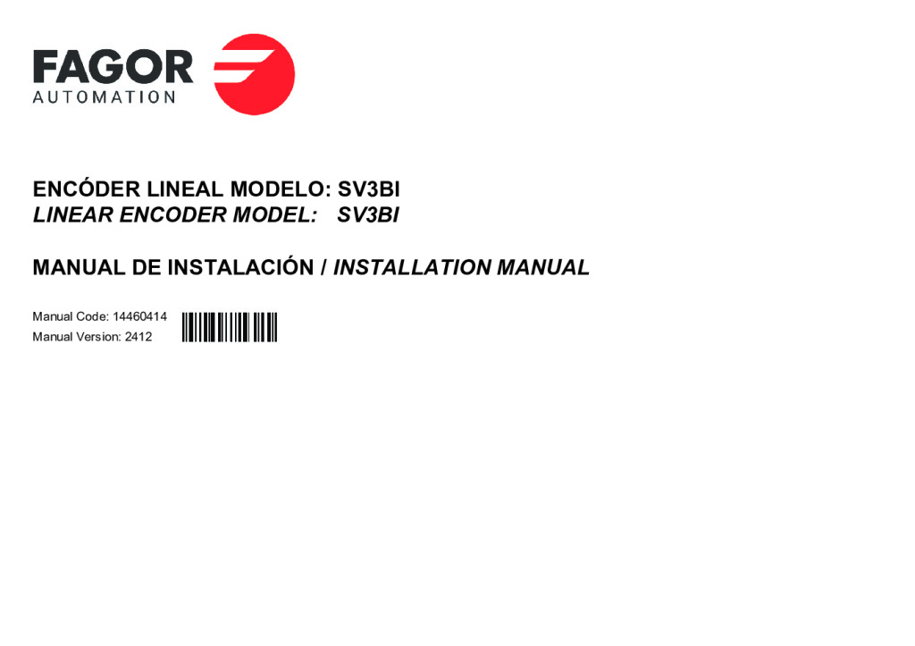 SV3 model absolute linear encoder – SSI (Bosch Rexroth) protocol
