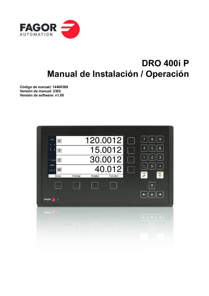 Portada: Readout 400i-P – 4 axis