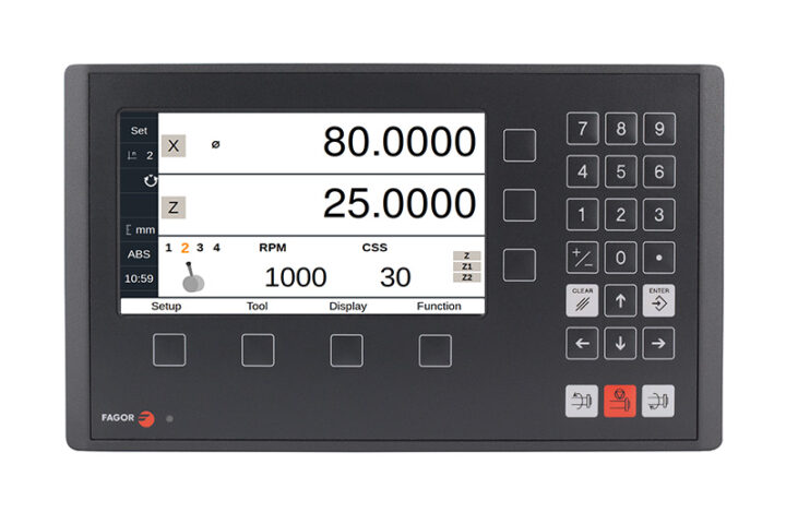   DRO for up to 4 axes lathes: Innova 400i-TS