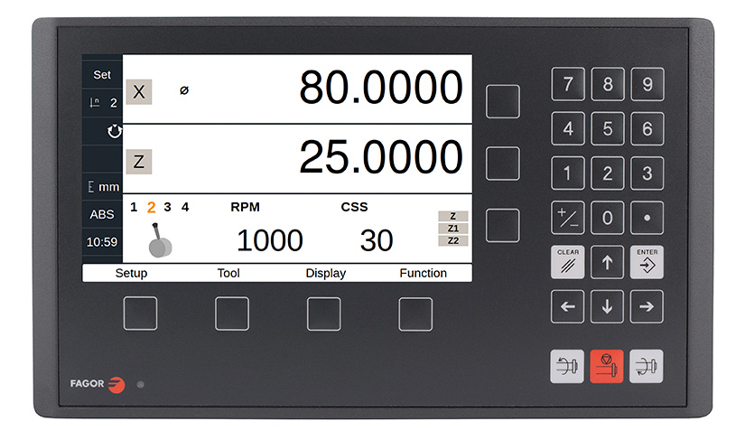Digitale Positionsanzeigen 400i-TS für Drehmaschinen