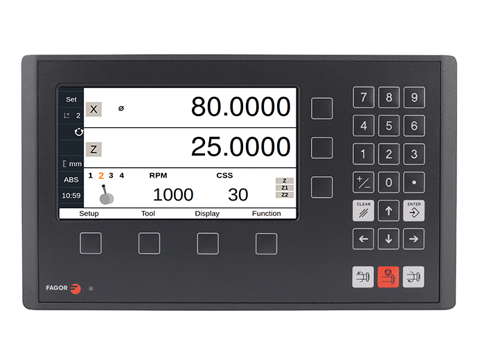 Visualizador digital de cotas para Tornos de hasta 4 ejes: Innova 400i TS