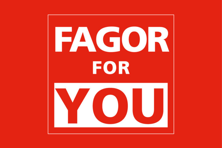fagor for you logo fondo rojo